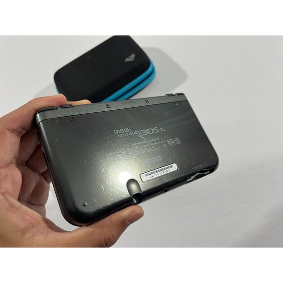 New Nintendo 3DS XL Gray Black Handheld Console US Ver Tested Working w Case - Picture 7 of 12